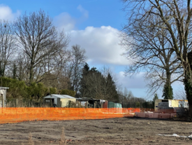 Photographie du démarrage des constructions des logements sociaux et béguinage.